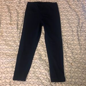 90 Degree Navy Size Small Cropped Leggings